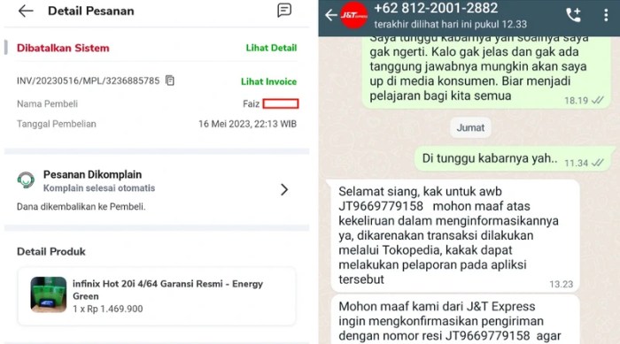 Mencari Tahu Cara Mendapatkan Refund Jika Paket Jnt Hilang Atau Rusak