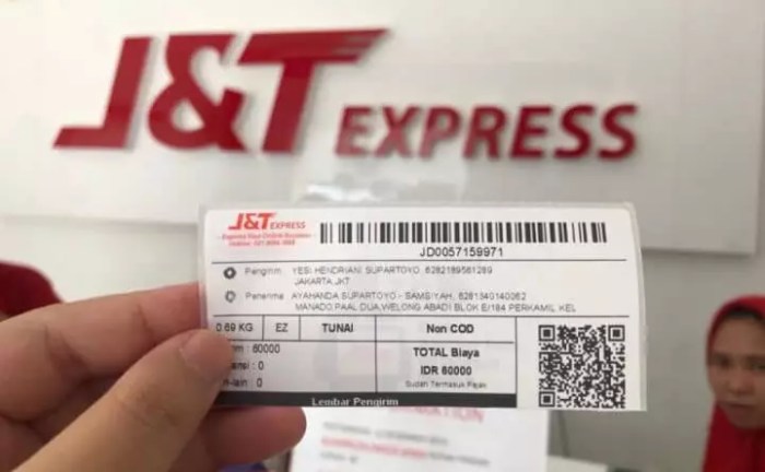 Perbedaan Resi Jnt Reguler Dan Jnt Express